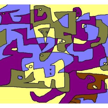 Digital Arts titled "Recorte no Caos" by Fábio Rotilli, Original Artwork, 2D Digital Work
