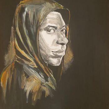 Portrait à la capuche Kylian Mbappé
