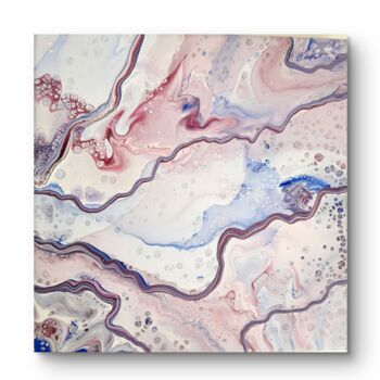 Painting titled "Fluid Art Painting…" by Mirele, Original Artwork, Acrylic