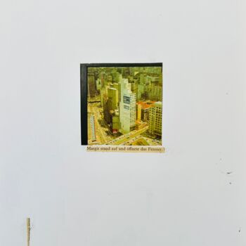 Collages intitulée "Margit stand auf un…" par Bernd Bärfacker, Œuvre d'art originale, Collages