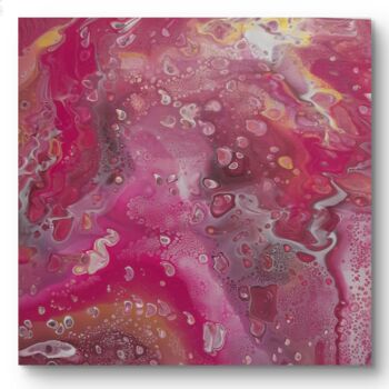 Painting titled "Fluid Art Painting…" by Mirele, Original Artwork, Acrylic