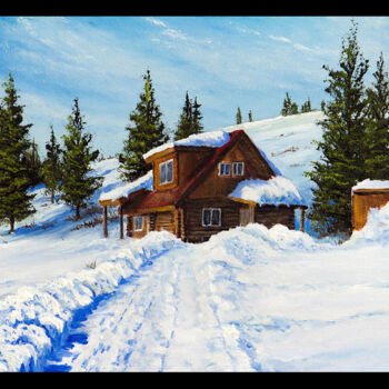 제목이 "cambridge-cabin-c-s…"인 디지털 아트 Melih Ortatepe로, 원작, 디지털 페인팅