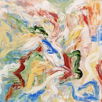 Malerei mit dem Titel "Compulsion - 2025" von Johanne Monique Dufour (Monique J Dufour), Original-Kunstwerk, Acryl Auf Keilr…