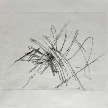 Gravures & estampes intitulée "Impulsе" par Anna Stepina, Œuvre d'art originale, Gravure