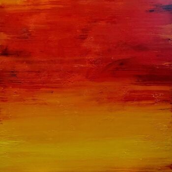 Peinture intitulée "Aurore" par Pascal Buffard, Œuvre d'art originale, Huile Monté sur Châssis en bois