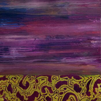 Peinture intitulée "Orchid" par Pascal Buffard, Œuvre d'art originale, Huile Monté sur Châssis en bois