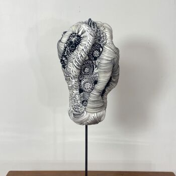 雕塑 标题为“SCLPTURE ART TEXTIL…” 由Yasmina Kijek, 原创艺术品, 纺织纤维