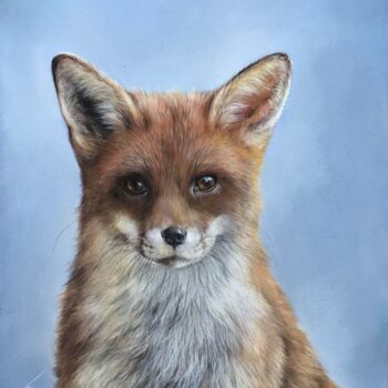 "Foxy" başlıklı Resim Irene_art tarafından, Orijinal sanat, Pastel