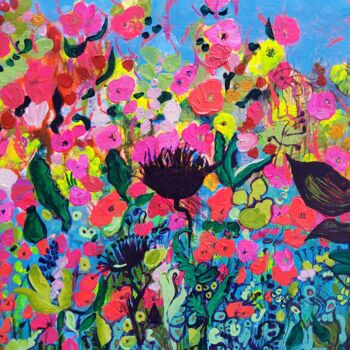 Peinture intitulée "ÇA CLAQUE" par Isabelle Brisset, Œuvre d'art originale, Acrylique Monté sur Châssis en bois