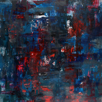 绘画 标题为“Abstract landscape…” 由Peter Kilb, 原创艺术品, 丙烯