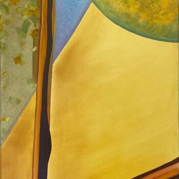 Painting titled "2025/02" by Stéphanie Pothier, Original Artwork, Oil Mounted on Wood Stretcher frame