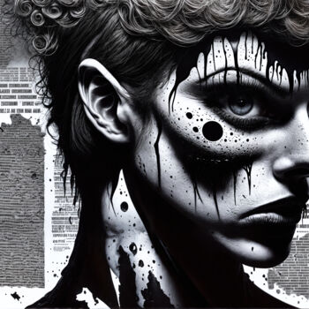 Digital Arts titled "Renegade #1" by Frederic Racaud, Original Artwork, AI generated image