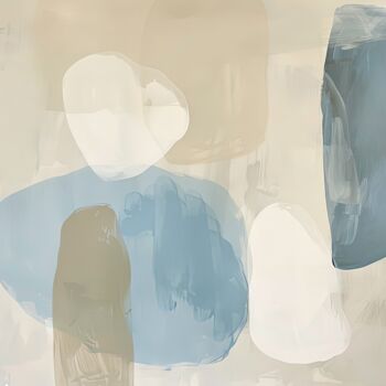 Digitale Kunst getiteld "MINIMALIST ABSTRACT…" door Alena Shnaider, Origineel Kunstwerk, Acryl