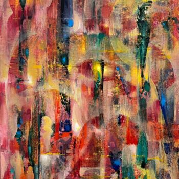 Painting titled "Radiant Awakening" by Samvel Atasunts, Original Artwork, Oil