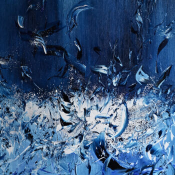 Painting titled "ABSTRACT Avril 2025…" by Yann Pelcat, Original Artwork, Oil