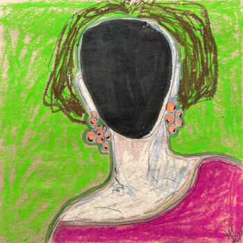 图画 标题为“1y44 / Back to the…” 由Leni Smoragdova, 原创艺术品, 粉彩