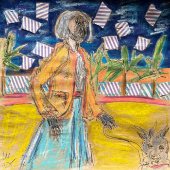 제목이 "[p14 / Back to the…"인 그림 Leni Smoragdova로, 원작, 파스텔