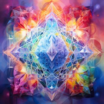 Digital Arts titled "Кристаллический Рас…" by Aleksandr Krivoruchko, Original Artwork, Digital Painting