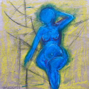 Dessin intitulée "11kk / Back to the…" par Leni Smoragdova, Œuvre d'art originale, Marqueur