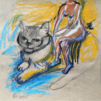 Drawing titled "1??? / Back to the…" by Leni Smoragdova, Original Artwork, Pencil