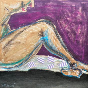 제목이 "585y / Back to the…"인 그림 Leni Smoragdova로, 원작, 마커