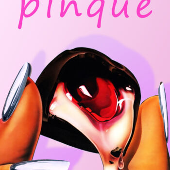 Arte digital titulada "Stolen Glances - Pi…" por Moreno Franco, Obra de arte original, Acrílico