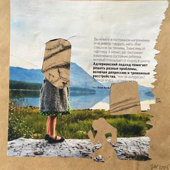 Collages titled ";ja3 / Back to the…" by Leni Smoragdova, Original Artwork, Collages