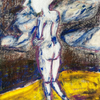 Drawing titled "1E32 / Underland -…" by Leni Smoragdova, Original Artwork, Pastel