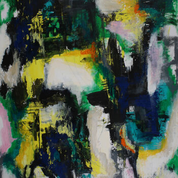 Картина под названием "Abstract - J1 - 204" - Peter Kilb, Подлинное произведение искусства, Акрил