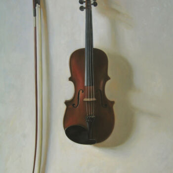 Peinture intitulée ""Violin. The Music…" par Tatiana Mcwethy, Œuvre d'art originale, Huile