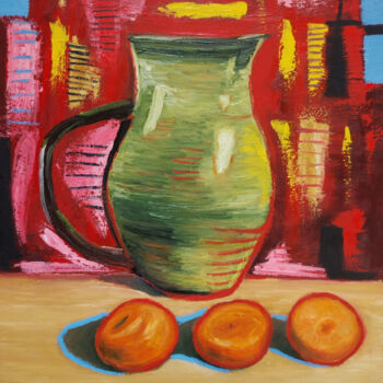 Pittura intitolato "Free still life" da Mauricio Palma, Opera d'arte originale, Olio