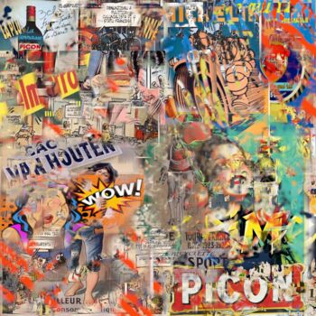 "pub 241125" başlıklı Dijital Sanat Frédéric Agostini tarafından, Orijinal sanat, Dijital Kolaj