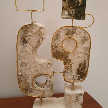 "Interfaccia 1" başlıklı Heykel Luigi Fazio (Fazio's Concepts) tarafından, Orijinal sanat, Rezine