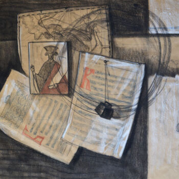 Dessin intitulée "Drawing for paintin…" par Tatiana Mcwethy, Œuvre d'art originale, Pastel