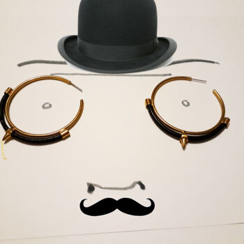 Arte digitale intitolato "kH88 / Chanel and a…" da Leni Smoragdova, Opera d'arte originale, Collage digitale Montato su Allu…