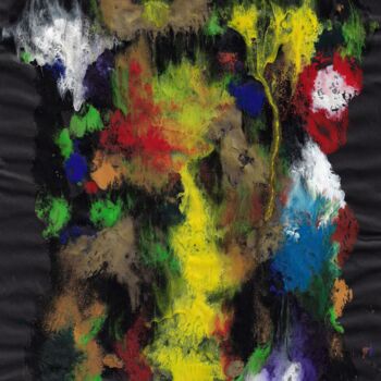 Painting titled "Irrévérencieux" by Sarah Leseigneur, Original Artwork, Gouache
