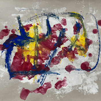 「a%#$ / Not a Primar…」というタイトルの描画 Leni Smoragdovaによって, オリジナルのアートワーク, グワッシュ水彩画