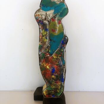 Sculpture intitulée "inconnu" par Étienne Dupé, Œuvre d'art originale, Pigments