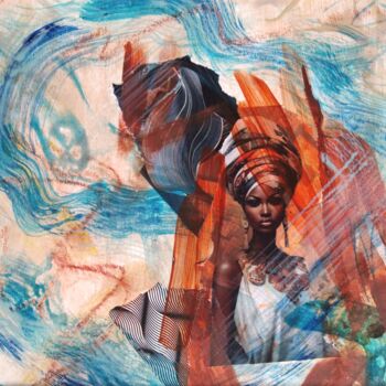 Painting titled "The lines of femini…" by Liubov Samoilova, Original Artwork, Acrylic