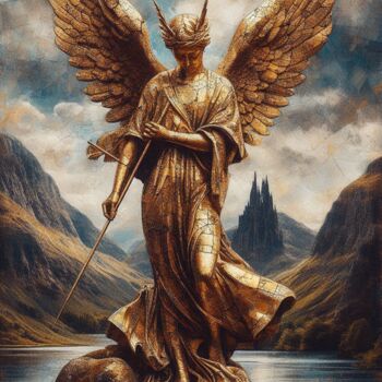 Arte digital titulada "Heaven is here if y…" por Davina Dugnas, Obra de arte original, Pintura Digital