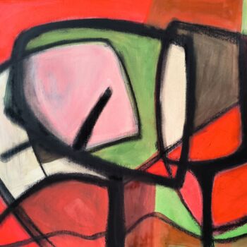 Painting titled "Italian olive trees" by Thia Path, Original Artwork, Oil