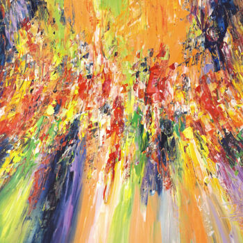 Painting titled "Symphony Of Spring…" by Peter Nottrott, Original Artwork, Acrylic
