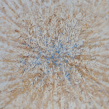 Peinture intitulée "Sècheresse Sahélien…" par Thierry Delbarre, Œuvre d'art originale, Huile Monté sur Châssis en bois