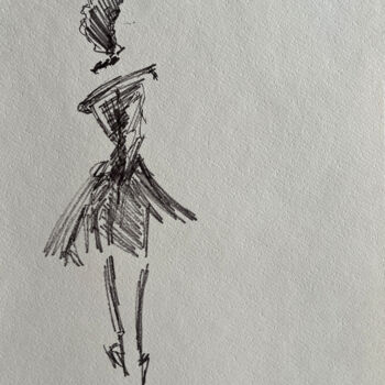 Drawing titled "1ih4 / The Forgotte…" by Leni Smoragdova, Original Artwork, Marker
