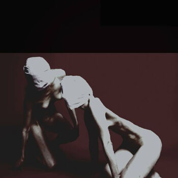 Photography titled ":R7+ / Figures coll…" by Leni Smoragdova, Original Artwork, Analog photography Mounted on Aluminium