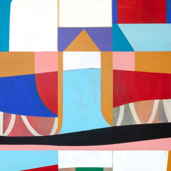 Pintura intitulada "Upwards" por Tommy Lennartsson, Obras de arte originais, Acrílico