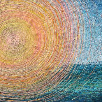 Peinture intitulée "Breathe, Think, Love" par Nadiia Antoniuk, Œuvre d'art originale, Acrylique