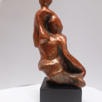 Scultura intitolato "Abstract stone Scul…" da Nilupul Jayathunga, Opera d'arte originale, Argilla