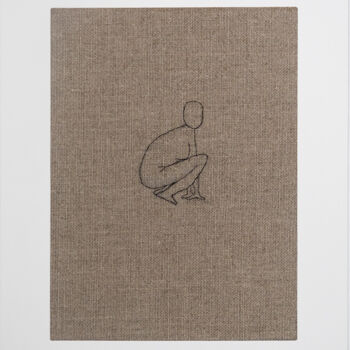 Arte textil titulada "Nude No.2. Series "…" por Lena Ash, Obra de arte original, Hilo