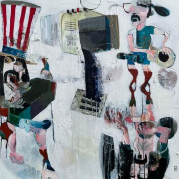 Peinture intitulée "I am the Slime" par Gabriele Poidomani (Kiro), Œuvre d'art originale, Acrylique